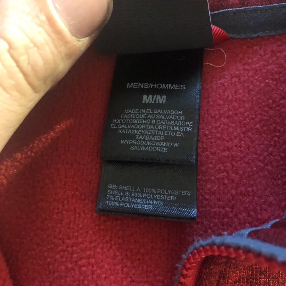 The North Face Vibrant Red Fleece Jacket